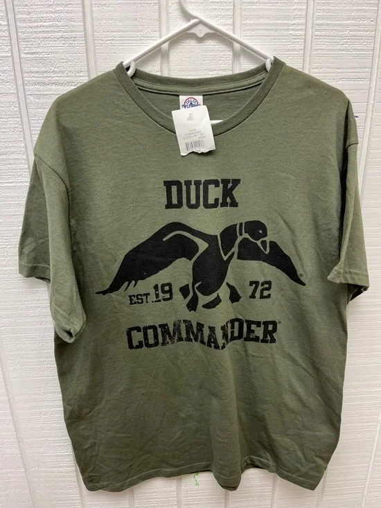 Duck Commander NWT NEW Men’s Large Graphic Print Tee Green Hunting Outdoors - Picture 1 of 4